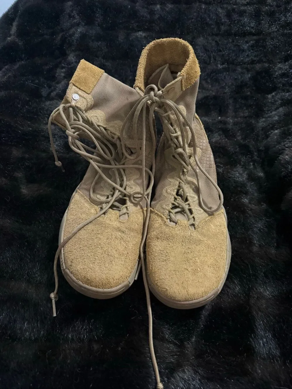 Nike SFB B1 NBY Leather Tactical Military Boots Coyote DD0007-900 Mens Size 11.5